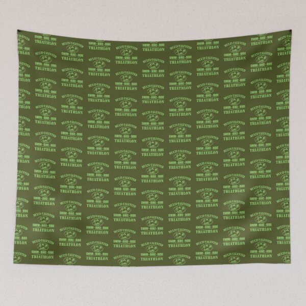 Item preview, Multi-Talented Swim Bike Triathlon - Running Triathlete Gifts for Him / Her Quotes -  Green, Marine Green, Army Green,, White - Marathoner Gift, Runner's Gift, Running Gift designed and sold by RaceRunnerz-.