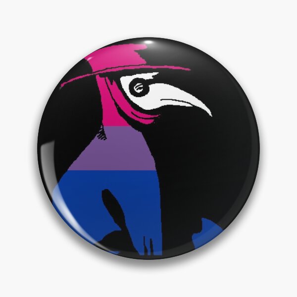 Item preview, Pride Cannot Be Quarantined Bisexual Flag Plague Doctor designed and sold by CaelanPride.