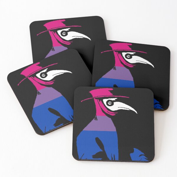 Item preview, Pride Cannot Be Quarantined Bisexual Flag Plague Doctor designed and sold by CaelanPride.