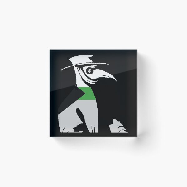 Item preview, Pride Cannot Be Quarantined Demiromantic Flag Plague Doctor designed and sold by CaelanPride.