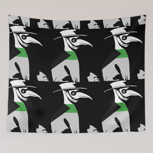 Item preview, Pride Cannot Be Quarantined Demiromantic Flag Plague Doctor designed and sold by CaelanPride.