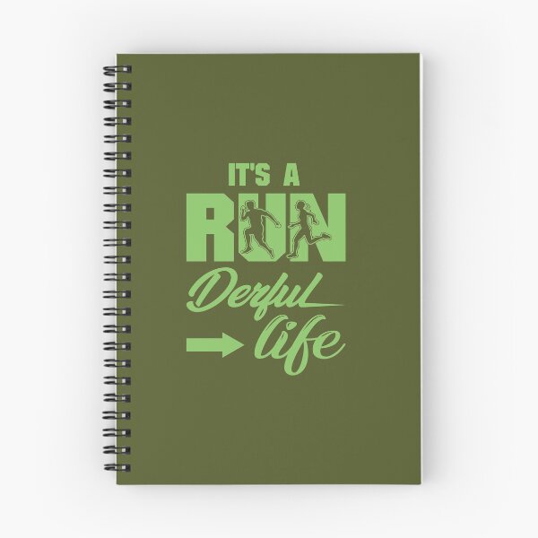 Item preview, It's A Run Derful Life - Running Quotes -  Marine Green, Army Green, Black, White - Marathoner Gift, Runner's Gift, Running Gift designed and sold by RaceRunnerz-.