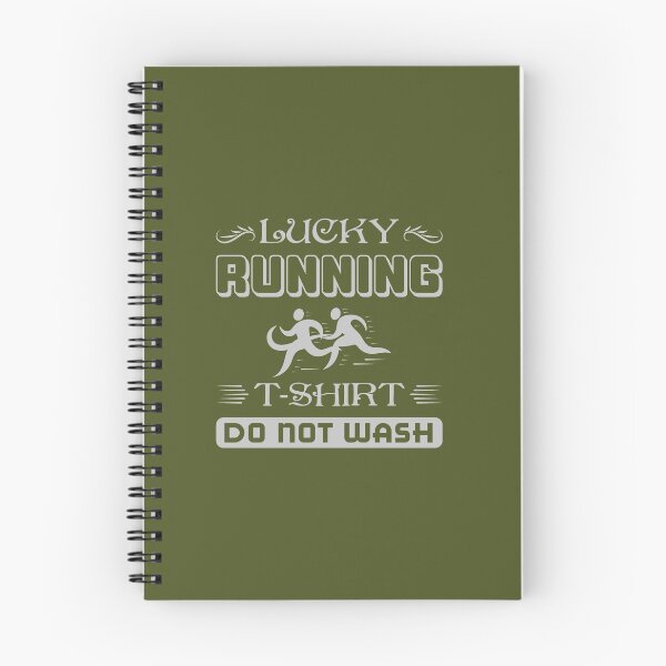 Item preview, Lucky Running T-Shirt Do Not Wash - Running Quotes - Marine Green, Army Green, Blue, Black, White - Marathoner Gift, Runner's Gift, Running Gift designed and sold by RaceRunnerz-.