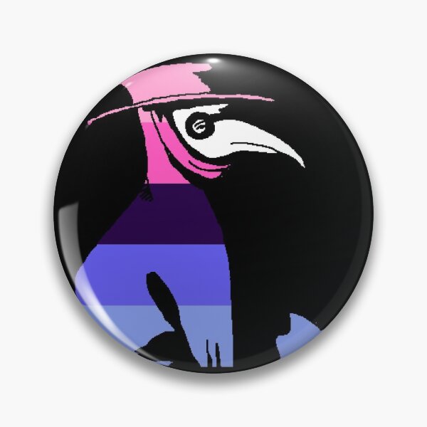 Pride Cannot Be Quarantined Omnisexual Flag Plague Doctor Pin