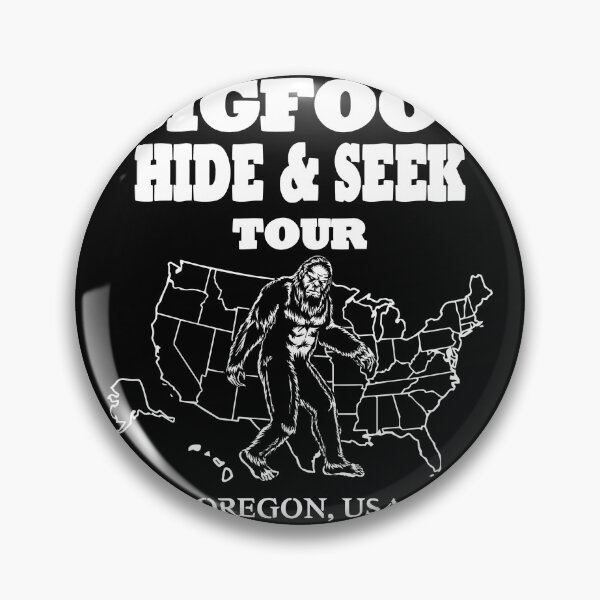 Item preview, Bigfoot Hide & Seek Concert OREGON graphic FUNNY gift idea designed and sold by BRtisticDesigns.