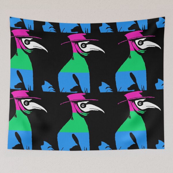 Item preview, Pride Cannot Be Quarantined Polysexual Flag Plague Doctor designed and sold by CaelanPride.