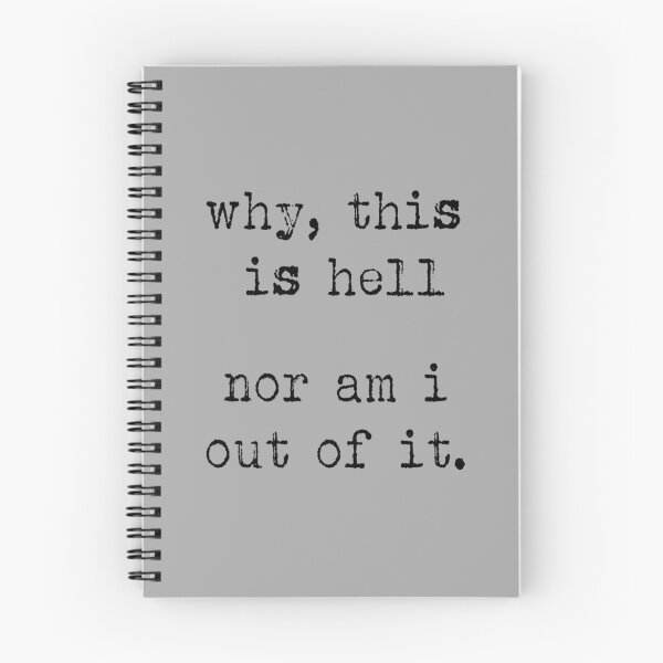 Item preview, Doctor Faustus: "This is Hell, nor am I out of it" quote designed and sold by JordynMae.