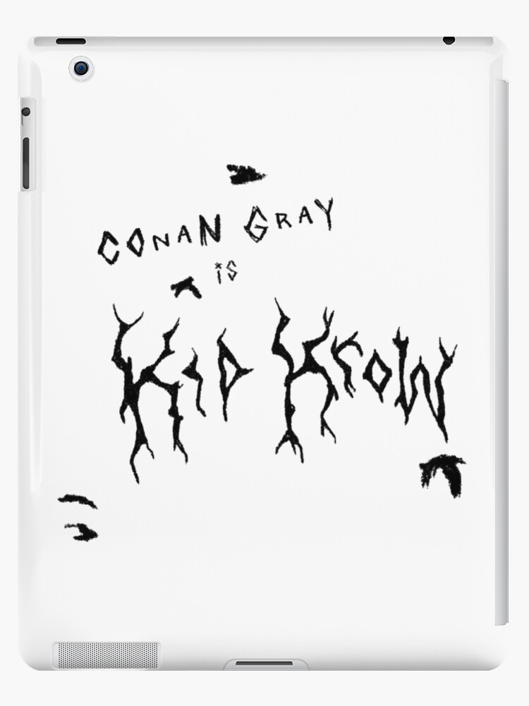 conan gray checkmate text lyrics | iPad Case & Skin