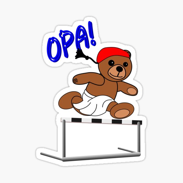 Teddybear Tsolias Sport Sticker