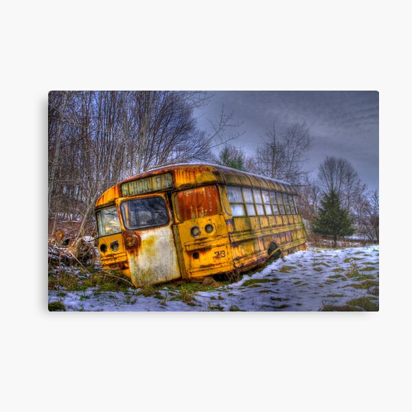 School Bus 23 Metal Print