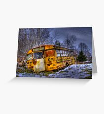 School Bus 23 Greeting Card
