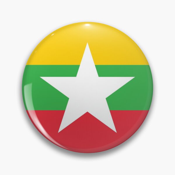 Item preview, Small Myanma flag classic t-shirt designed and sold by Jesse  Weijer.