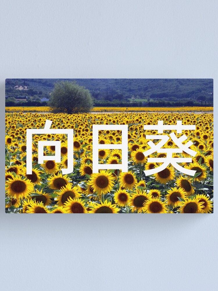 Sunflower Kanji (Himawari)