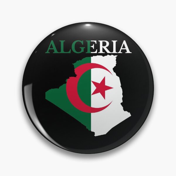 Item preview, Algeria Flag Map designed and sold by marosharaf.