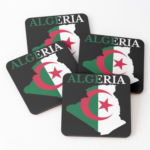 Item preview, Algeria Flag Map designed and sold by marosharaf.