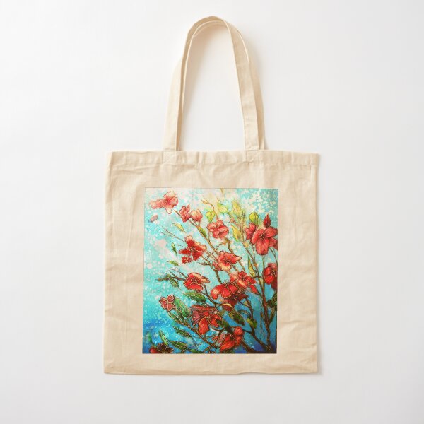 Cherry Blossom Charmers Cotton Tote Bag