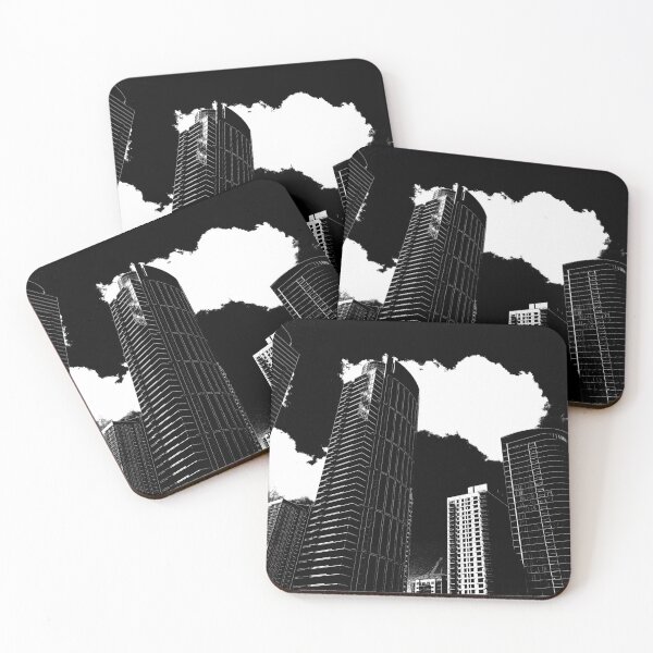 Item preview, Inverted Sketch of Skyscrapers in San Francisco, California designed and sold by ZelosEyes.