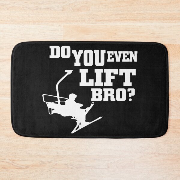 Item preview, Mens Do you even lift Bro Snow Skiing drawing gift idea designed and sold by BRtisticDesigns.