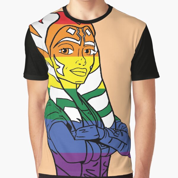 Vista previa del artículo con la obra «ahsoka tano orgullo», diseñado y vendido por inthenarrative.