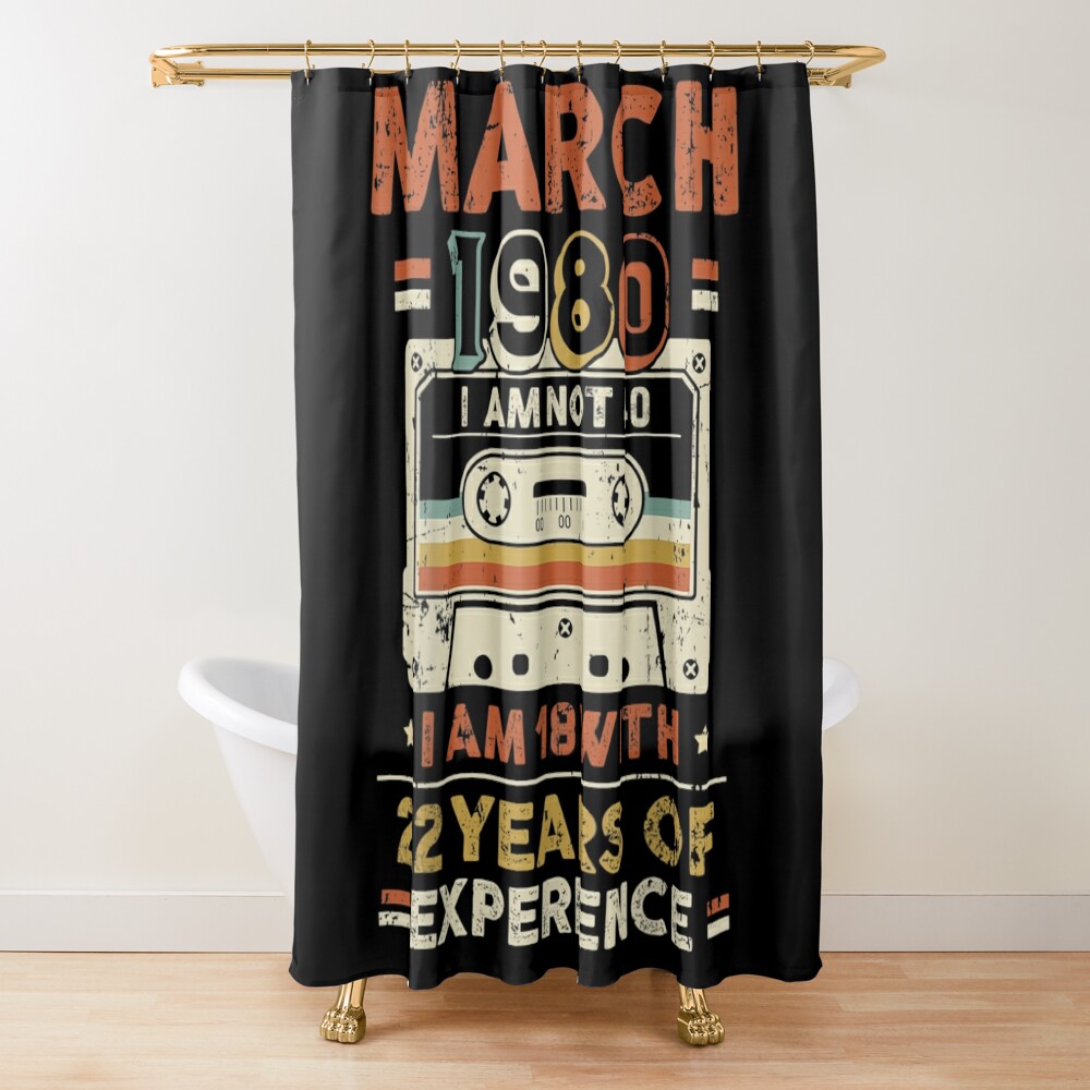 40 Jahre Alt 40 Geburtstag 1980 Marz 1980 Ich Bin Nicht 40 Lustige Geschenke Wandbehang Von Moonchildworld Redbubble