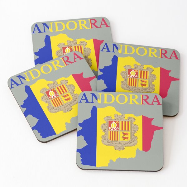 Item preview, Andorra Flag Map designed and sold by marosharaf.