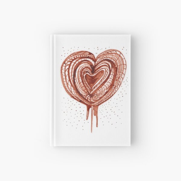 Muscular Pump (heart) drawing Hardcover Journal