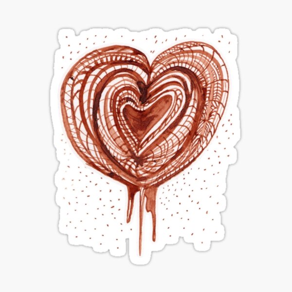 Muscular Pump (heart) drawing Sticker