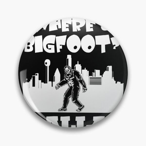 Item preview, Bigfoot in Dallas Bigfoot gifts Texas illustration funny gift designed and sold by BRtisticDesigns.