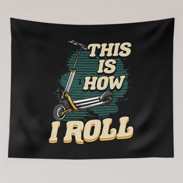 Item preview, Cute & Funny This Is How I Roll Scooter designed and sold by perfectpresents.