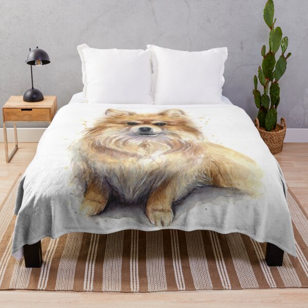 Item preview, Perro Pomerania Paintig designed and sold by Olga Shvartsur.