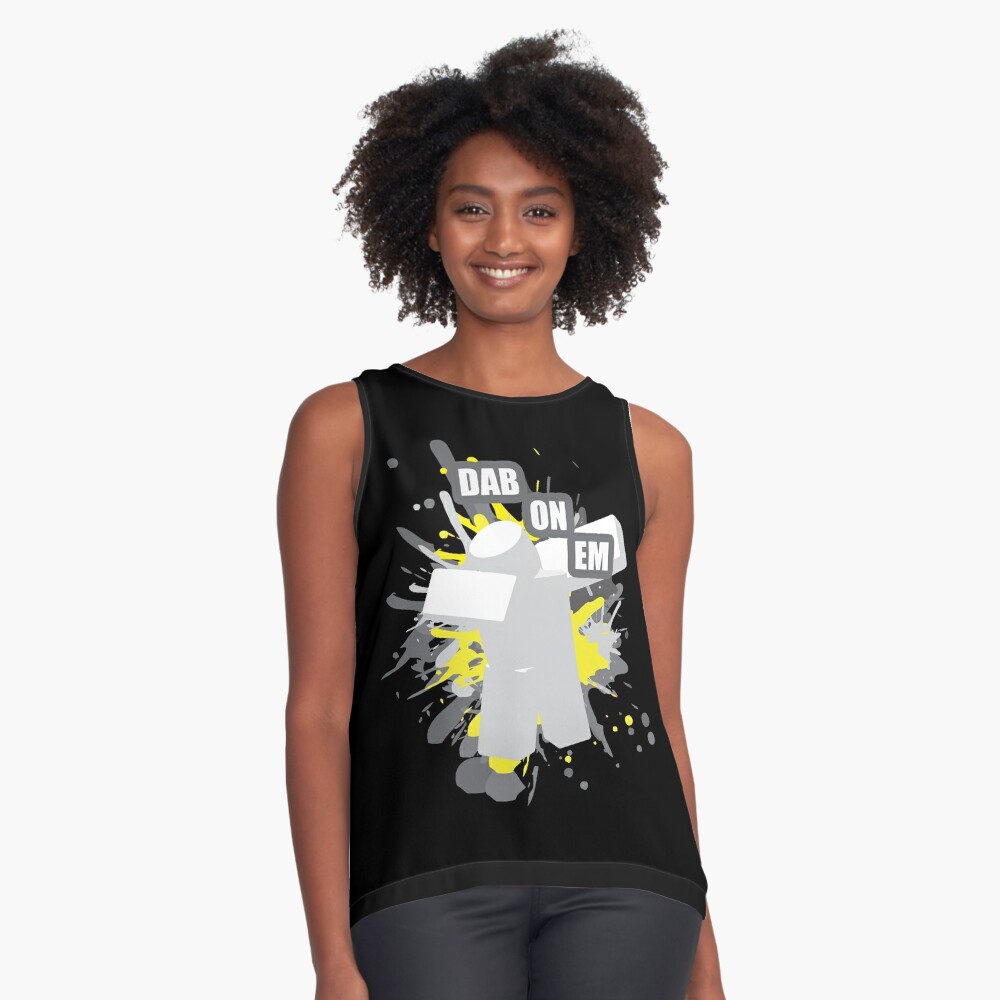 Roblox Dabbing Sleeveless Top By Rainbowdreamer Redbubble - roblox dabbing sleeveless top by rainbowdreamer