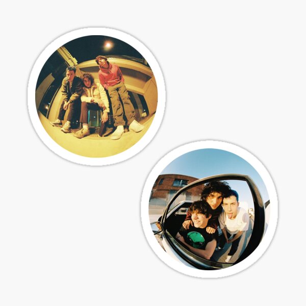 wallows circle stickers Sticker