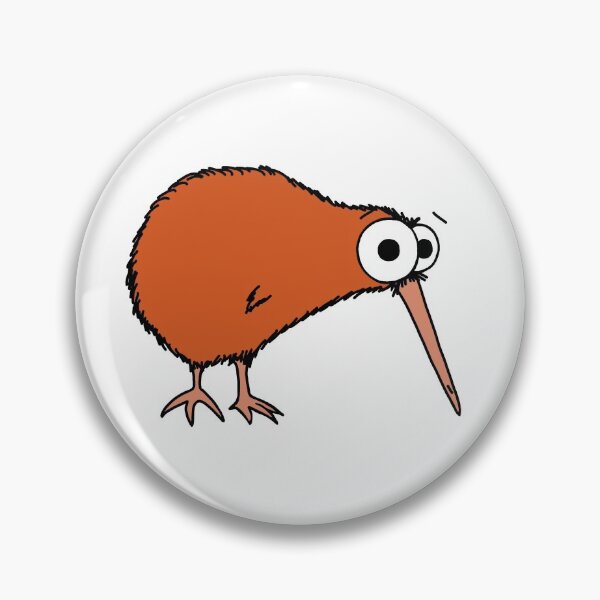 Item preview, Cutie Kiwi (clock includes Maori numbers) designed and sold by Adrienne Body.