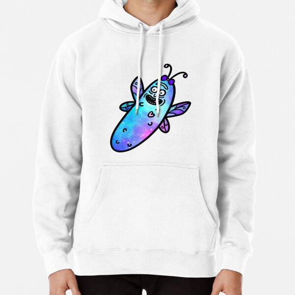 Cosmic Butterfly Pickle Rick Pullover Hoodie