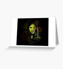 Splatter Amy Pond Greeting Card