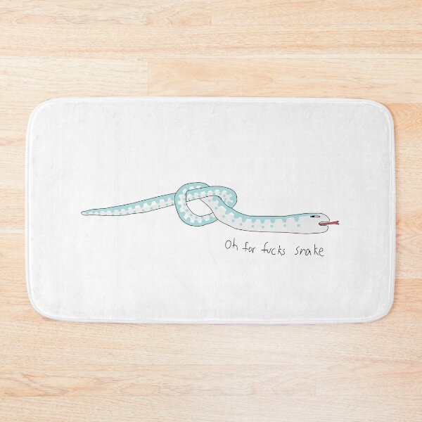For fucks snake Bath Mat