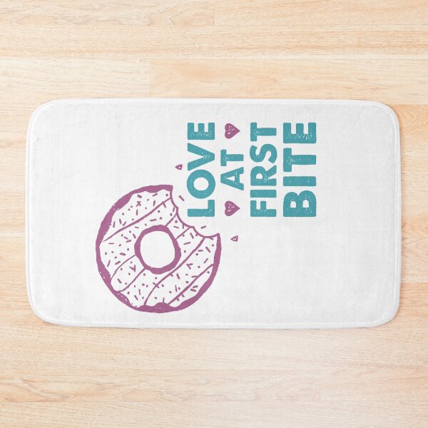 Item preview, Hand Drawn Donut. Love At First Bite. Lettering. designed and sold by Sloth Astronaut.