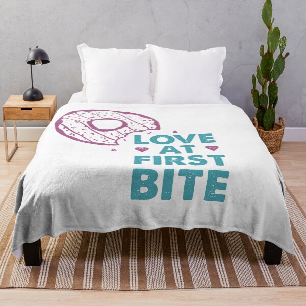 Item preview, Hand Drawn Donut. Love At First Bite. Lettering. designed and sold by Sloth Astronaut.