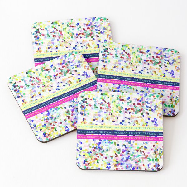 Item preview, Stand together, quote for friendship, colorful dots designed and sold by Mauswohn.