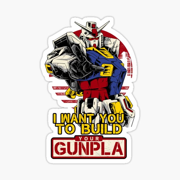your gunpla Sticker