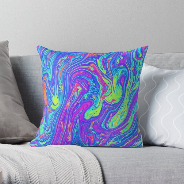 Psychedelic Throw Pillow
