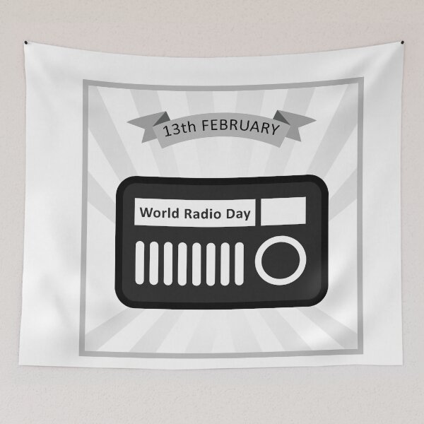 Item preview, World Radio Day February 13th- International Radio day	 designed and sold by Shawlin Islam.