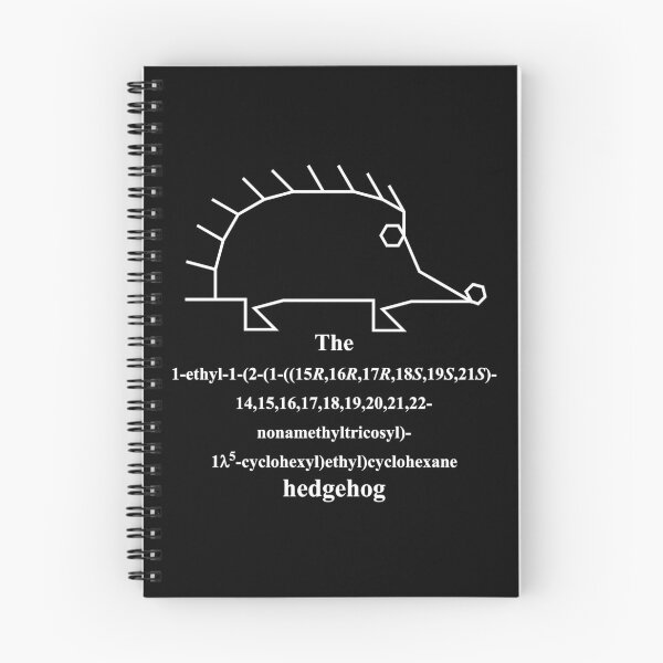 Item preview, funny hedgehog - IUPAC - chemistry - white designed and sold by Marcel Wirth.
