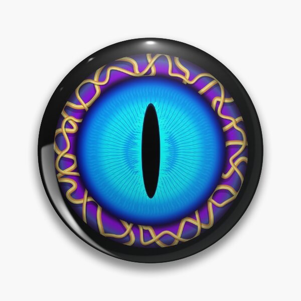 Item preview, Blue dragon eye designed and sold by mrhighsky.