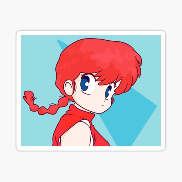 ranma kawaii girl Pegatina