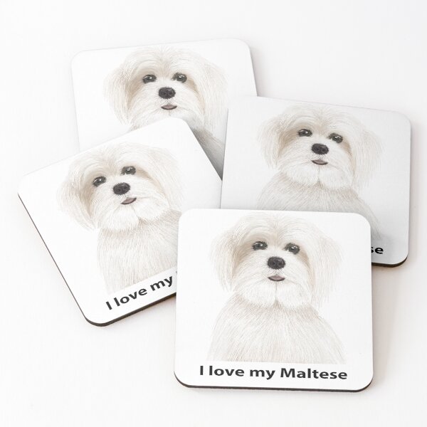 Item preview, I Love My Maltese designed and sold by JillyBeanDesign.