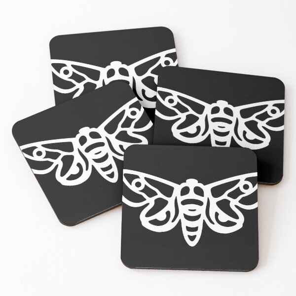 Item preview, White Moth Silhouette (openwork) designed and sold by XOOXOO.