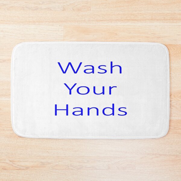 Item preview, Wash Your Hands Text designed and sold by SEEphotos7171.