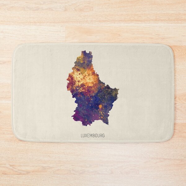 Artikelvorschau, Luxembourg Watercolor Map entworfen und verkauft von ArtPrints.