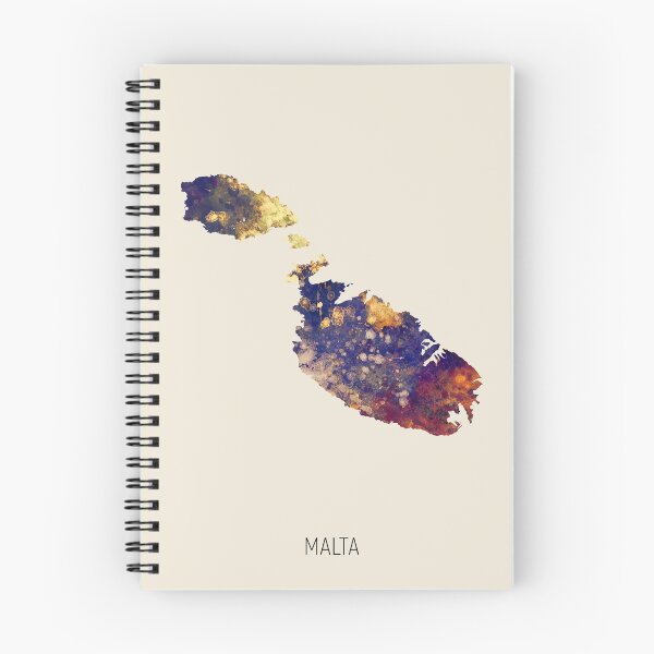 Item preview, Malta Watercolor Map designed and sold by ArtPrints.